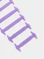 Фиолетовый силиконовые шнурки для обуви, 13 цветов