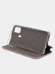 Золотой чехол-книжка для Samsung M21, М21 Самсунг М21