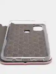 Золотой чехол-книжка для Samsung M21, М21 Самсунг М21