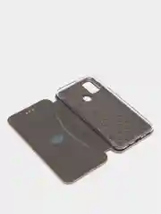 Золотой чехол-книжка для Samsung M21, М21 Самсунг М21