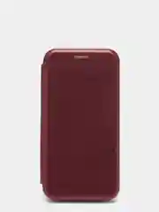 Бордовый чехол книжка для Samsung Galaxy A01 Core,  Самсунг А01 Кор