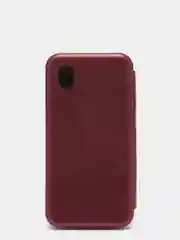 Бордовый чехол книжка для Samsung Galaxy A01 Core,  Самсунг А01 Кор