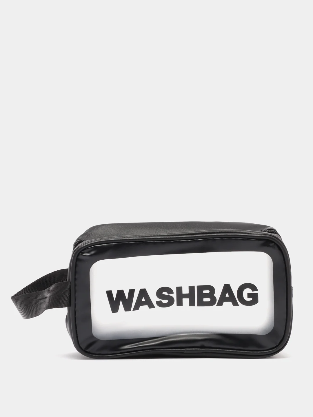 Черный косметичка прозрачная WashBag, 4 цвета