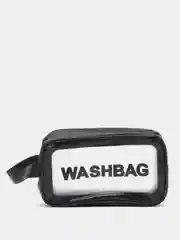 Черный косметичка прозрачная WashBag, 4 цвета