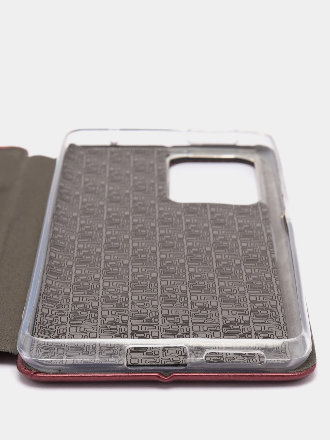 Бордовый чехол книжка на Xiaomi 11T / Xiaomi 11T Pro