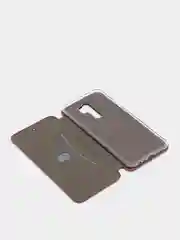 Бордовый чехол книжка для Xiaomi Redmi 9, Редми 9