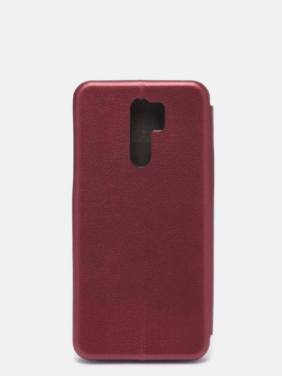 Бордовый чехол книжка для Xiaomi Redmi 9, Редми 9