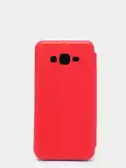 Красный чехол книжка на Samsung Grand Prime, G530 / J2 Prime