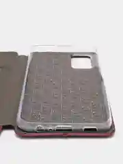 Бордовый чехол книжка Samsung Galaxy A03s, Самсунг