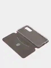 Бордовый чехол книжка для Samsung S21, Самсунг