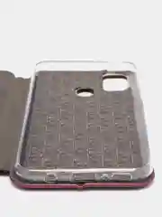 Бордовый чехол-книжка для Samsung M21, М21 Самсунг М21