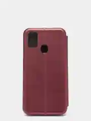 Бордовый чехол-книжка для Samsung M21, М21 Самсунг М21