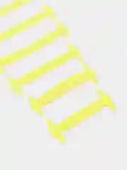 Желтый силиконовые шнурки для обуви, 13 цветов