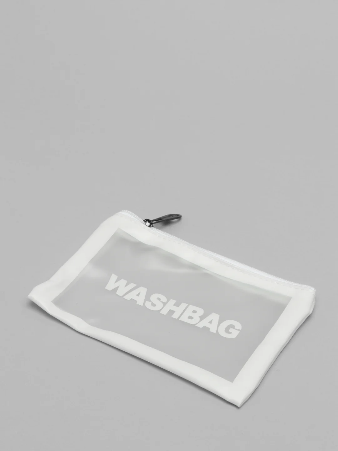 Белый косметичка прозрачная WashBag, 3 цвета