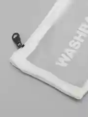 Белый косметичка прозрачная WashBag, 3 цвета