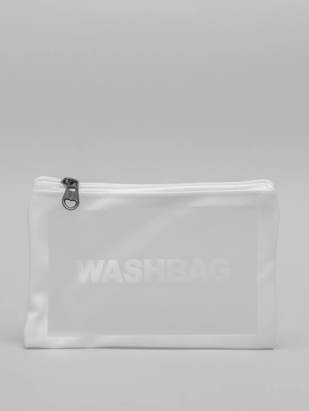 Белый косметичка прозрачная WashBag, 3 цвета