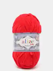 Алый пряжа Alize Velluto