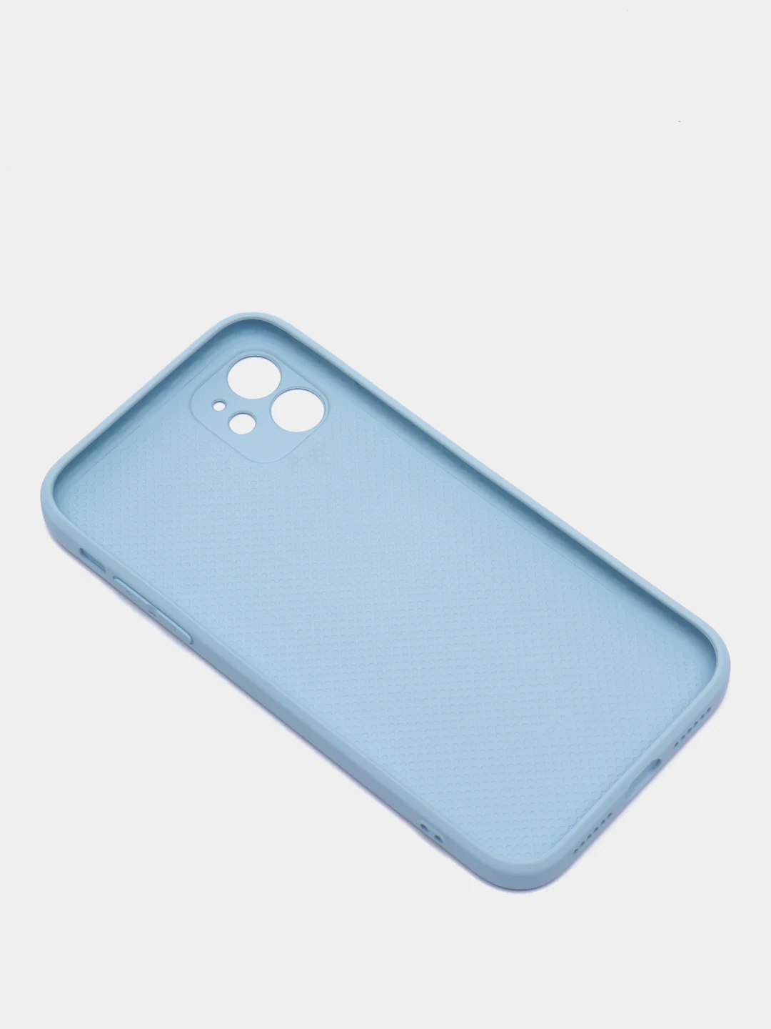 Голубой кожаный чехол на Айфон iPhone 11, 12, 13, 14, 15, 11 Pro Max, 13 Pro Max, 14 Pro Max