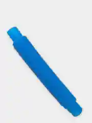 Голубой трубка поп ит, Pop tubes, Поп ит трубка, Игрушка антистресс, Трубка гофра для детей 21см