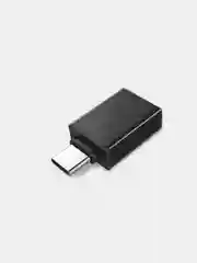 Серебряный otg переходник Type-C на USB (ОТГ)