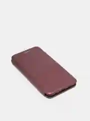 Бордовый чехол книжка для Samsung A02S, Самсунг А02s