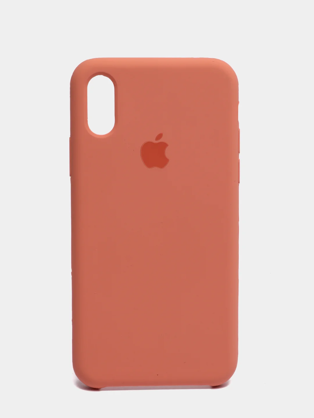 Кораллово-розовый чехол Silicone Case для iPhone X/XS силиконовый