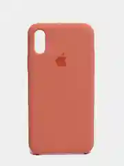 Кораллово-розовый чехол Silicone Case для iPhone X/XS силиконовый