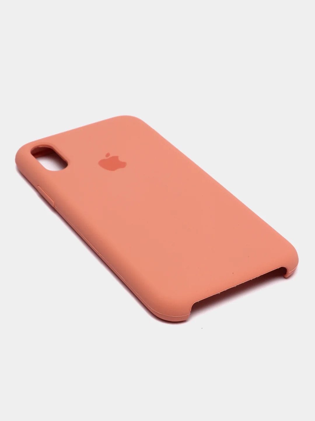 Кораллово-розовый чехол Silicone Case для iPhone X/XS силиконовый