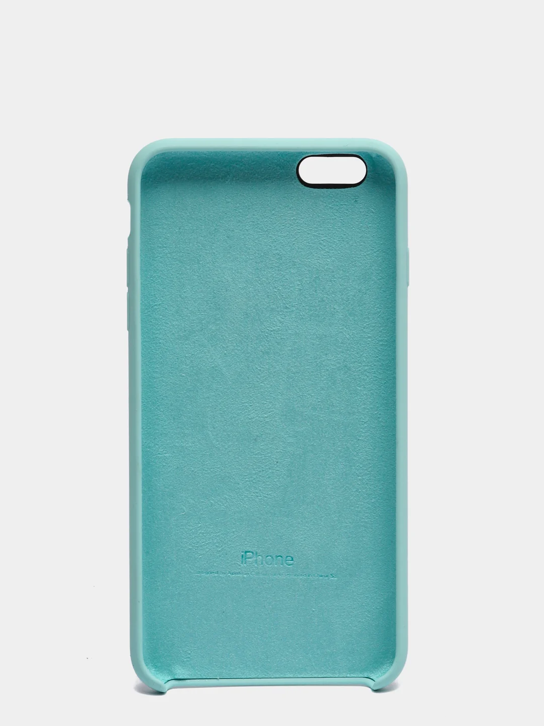 Бирюзовый чехол Silicone Case для iPhone 6s Plus, силиконовый