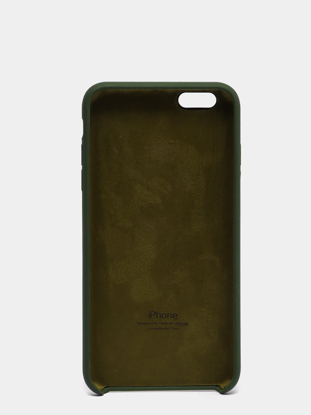 Зеленый чехол Silicone Case для iPhone 6s Plus, силиконовый