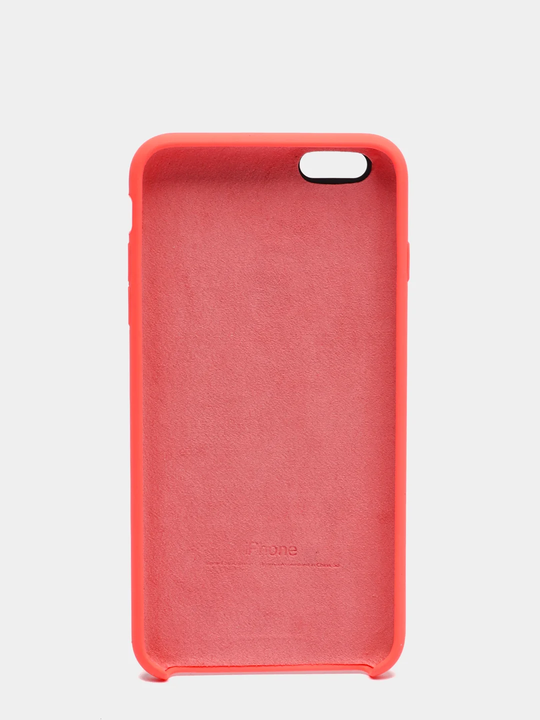 Кораллово-розовый чехол Silicone Case для iPhone 6s Plus, силиконовый