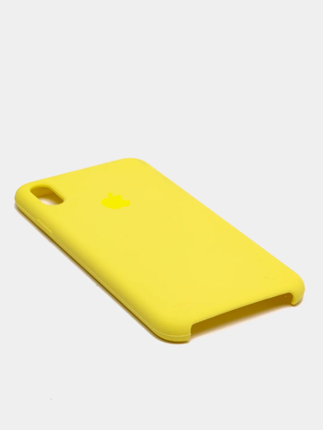 Желтый чехол Silicone Case для iPhone XS Max