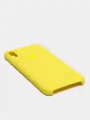 Желтый чехол Silicone Case для iPhone XS Max