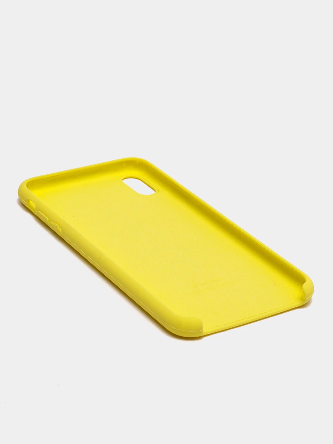 Желтый чехол Silicone Case для iPhone XS Max