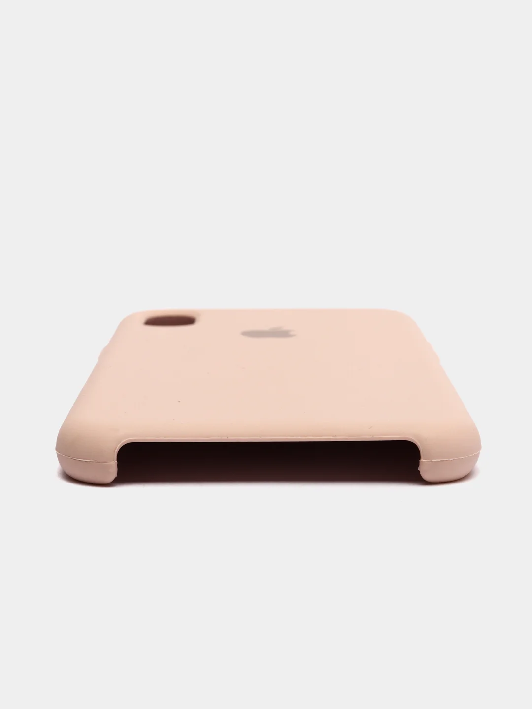 Бежевый чехол Silicone Case для iPhone X/XS силиконовый