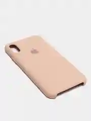Бежевый чехол Silicone Case для iPhone X/XS силиконовый
