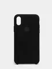 Черный чехол Silicone Case для iPhone X/XS силиконовый