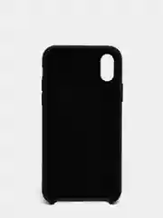 Черный чехол Silicone Case для iPhone X/XS силиконовый