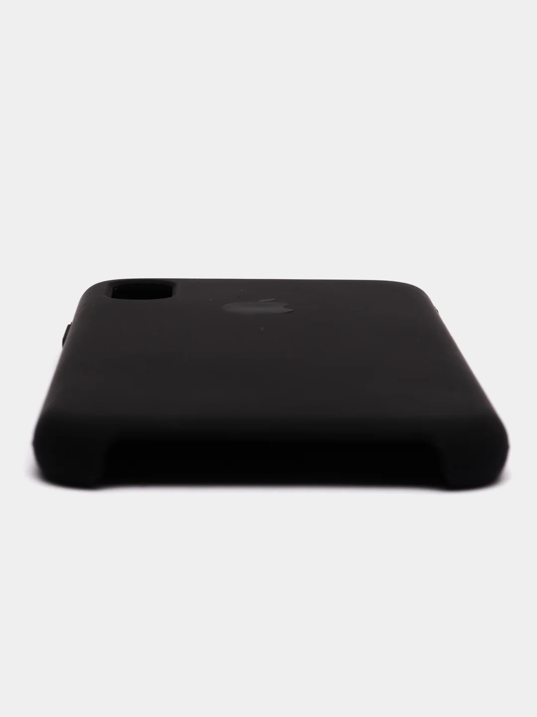 Черный чехол Silicone Case для iPhone X/XS силиконовый