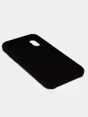 Черный чехол Silicone Case для iPhone X/XS силиконовый