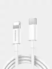Белый кабель для зарядки и передачи данных BOROFONE BX36 Type-C на Lightning, 1 м, 20 W