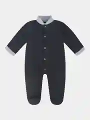 Угольный детский флисовый комбинезон Утенок