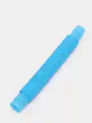 Голубой трубка антистресс, Pop tubes, Поп ит трубка, Игрушка антистресс, Трубка гофра для детей
