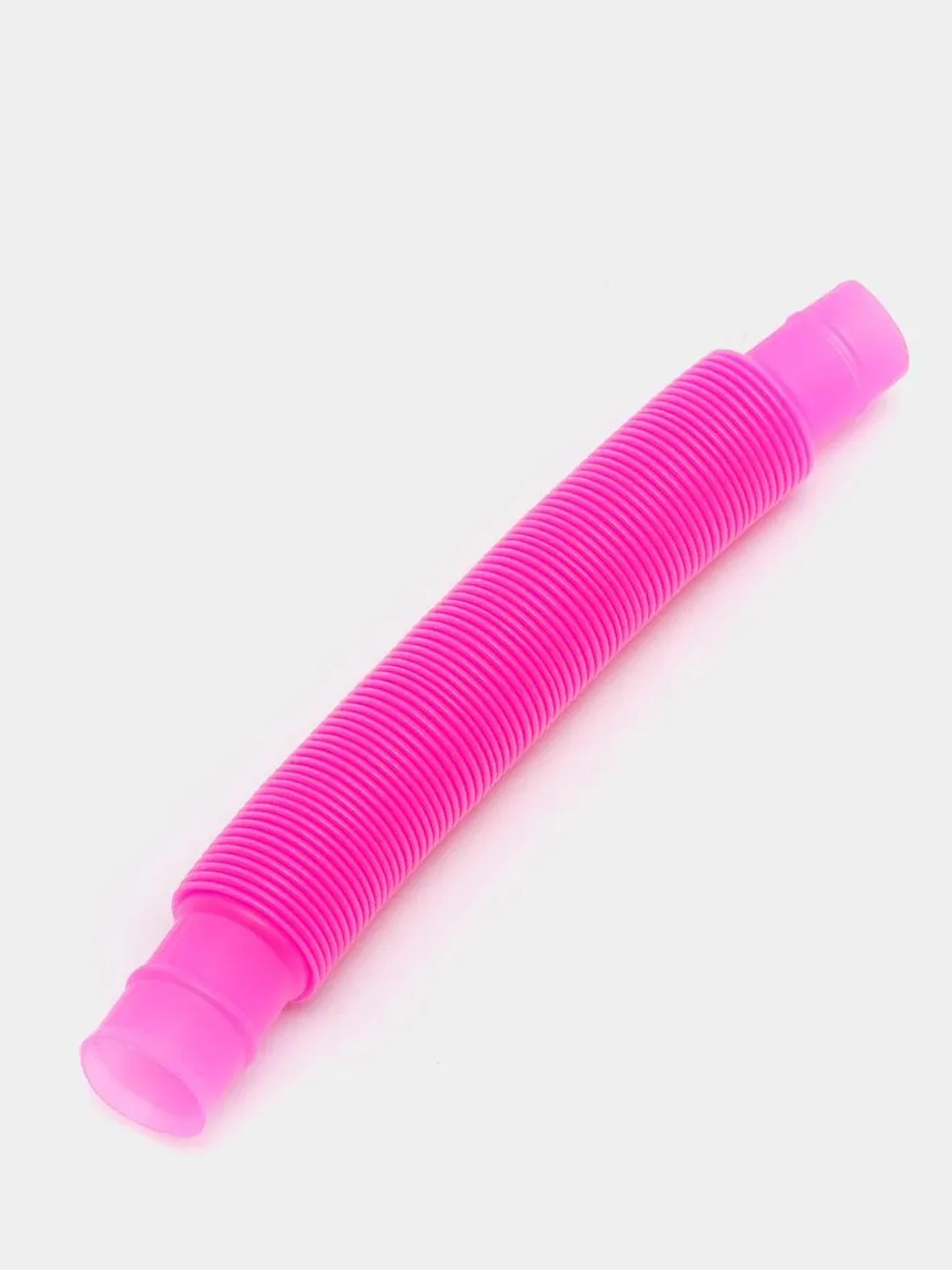 Розовый трубка антистресс, Pop tubes, Поп ит трубка, Игрушка антистресс, Трубка гофра для детей