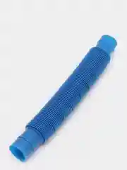 Синий трубка антистресс, Pop tubes, Поп ит трубка, Игрушка антистресс, Трубка гофра для детей