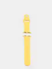 Желтый силиконовый ремешок для Apple Watch 3, 4, 5, 6, 7, SE на 38/40