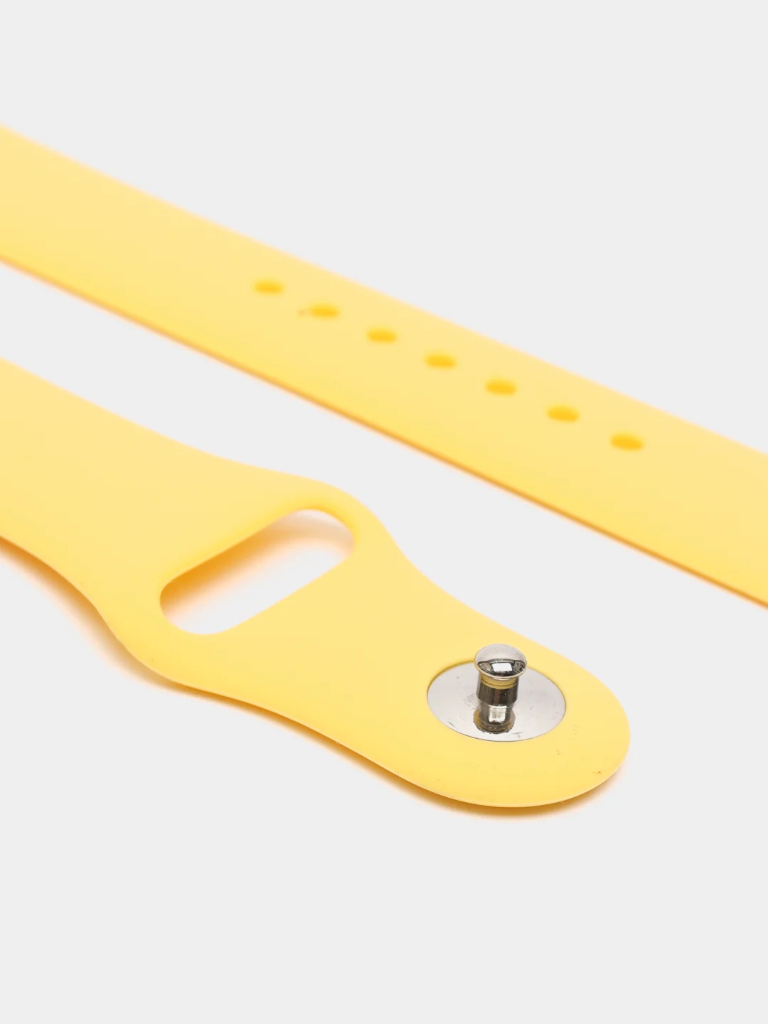 Желтый силиконовый ремешок для Apple Watch 3, 4, 5, 6, 7, SE на 38/40