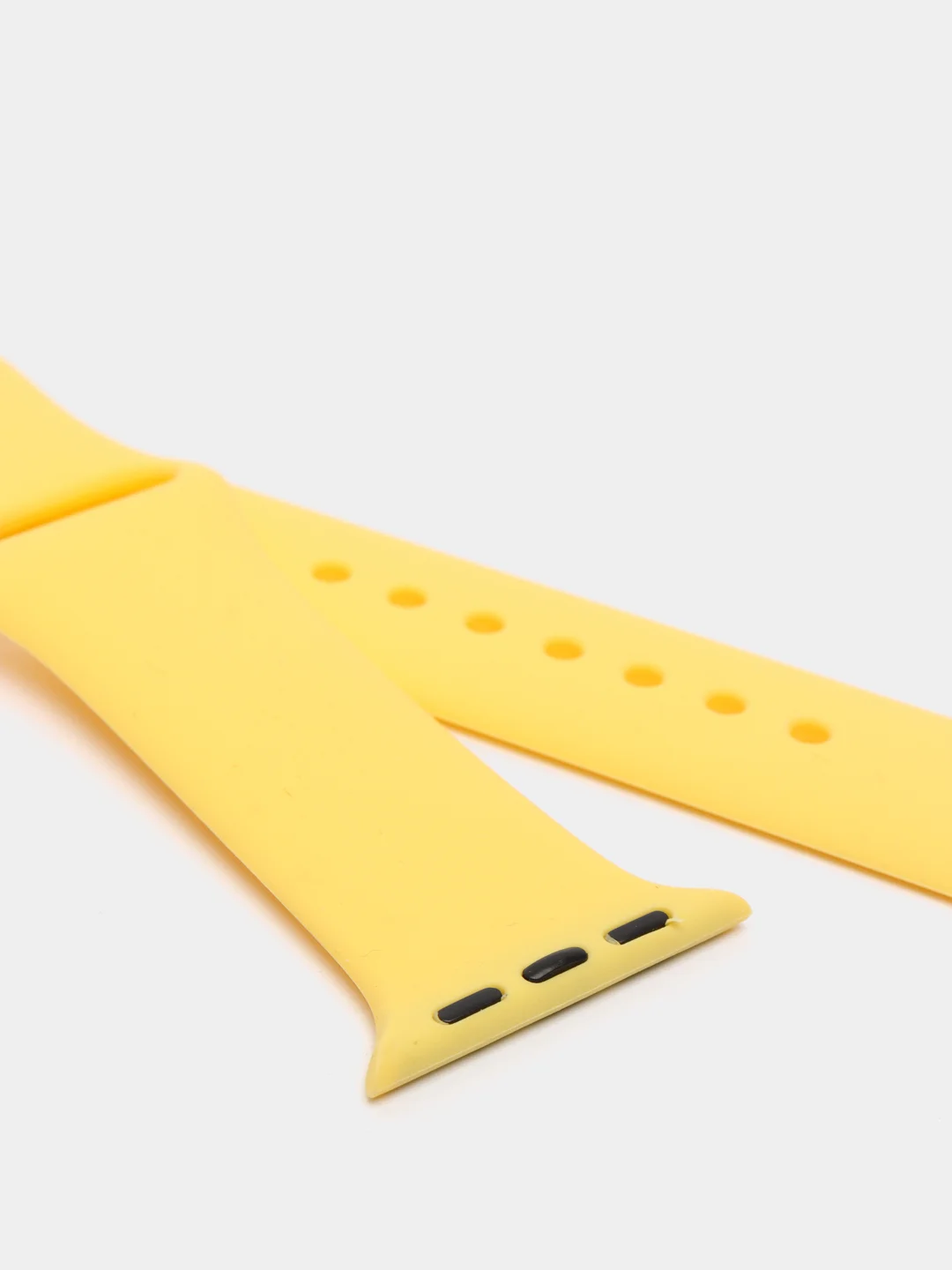 Желтый силиконовый ремешок для Apple Watch 3, 4, 5, 6, 7, SE на 38/40