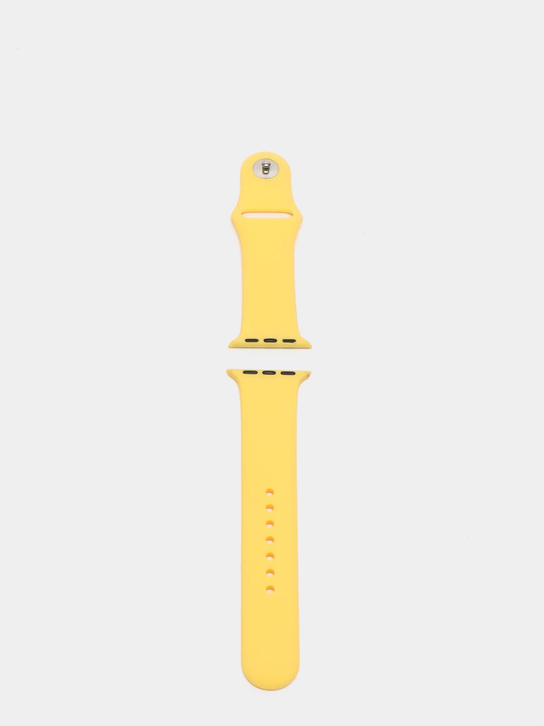 Желтый силиконовый ремешок для Apple Watch 3, 4, 5, 6, 7, SE на 38/40