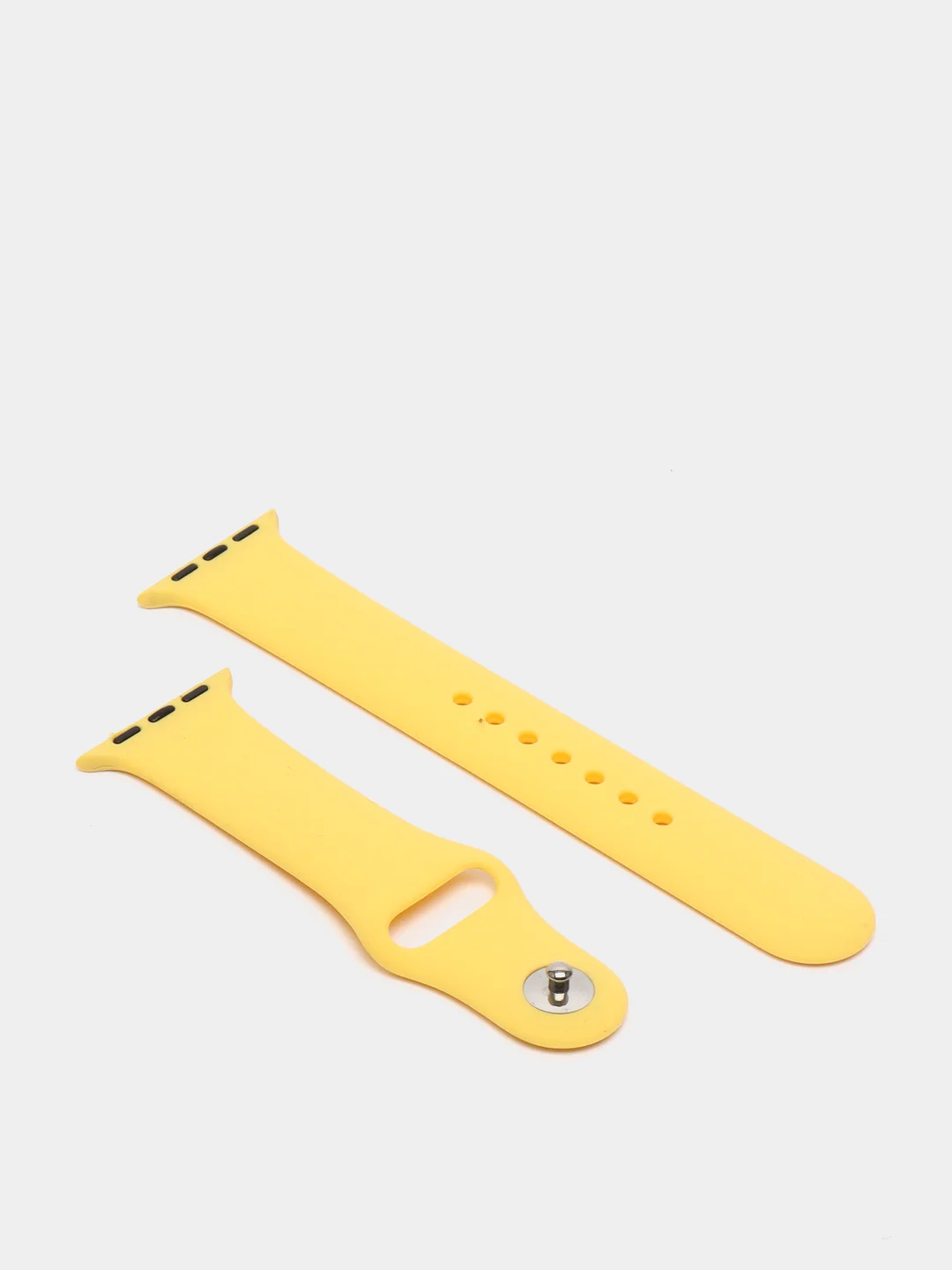 Желтый силиконовый ремешок для Apple Watch 3, 4, 5, 6, 7, SE на 38/40